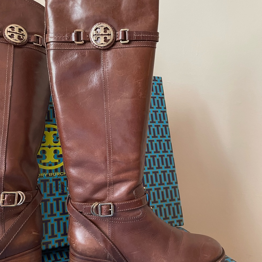 Tory Burch Tall Riding Boots - Picture 3 of 10